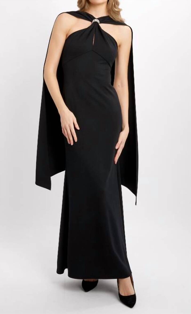 NEW JOSEPH RIBKOFF elegant sleeveless formal sheath dress in black